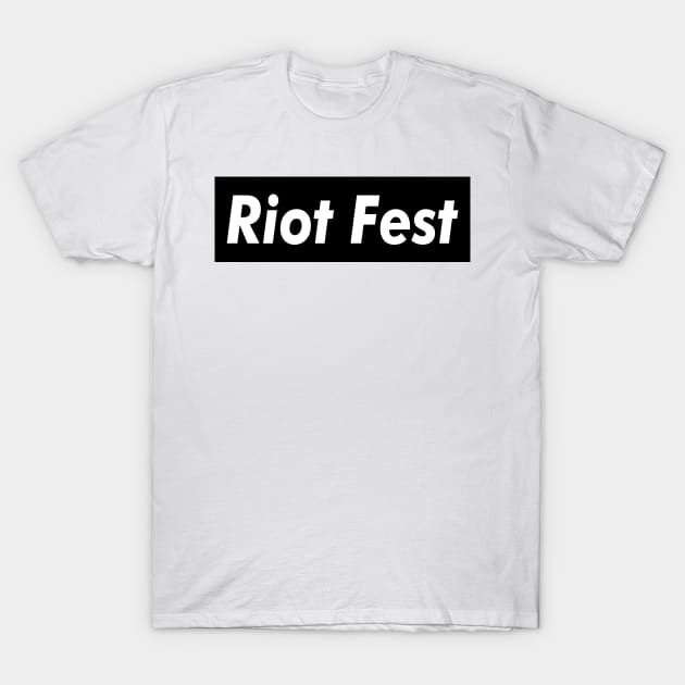 Riot Fest Meat Brown T-Shirt by Easy On Me